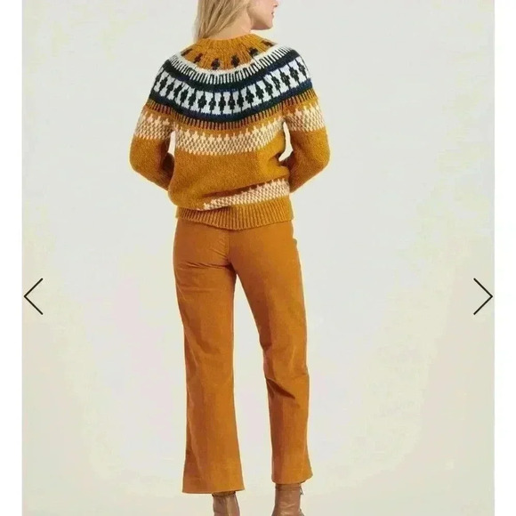 Lucky Brand Mustard Yellow Sweater XS - Picture 3 of 8